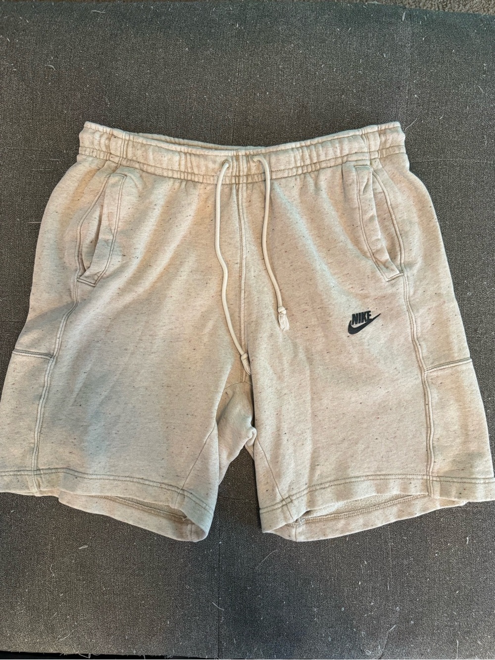 Nike Light Grey Sweat Shorts
